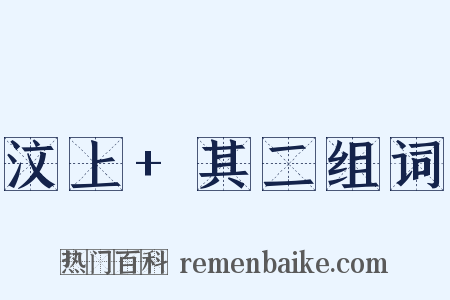 汶上+其二组词是什么意思的图片